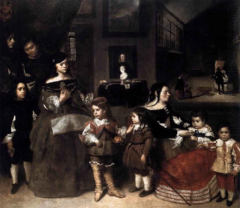 The Artists Family, Juan Bautista Martinez del Mazo